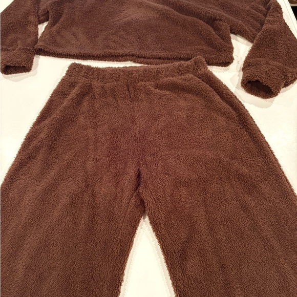 Abyoxi Pants - Cozy Brown 2 Piece Set